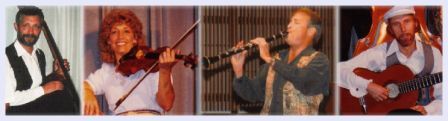 Ron Brendle - bass, Ali Kavadlo - violin & percussion, Gene Kavadlo - clarinet, Mike Mosley - guitar